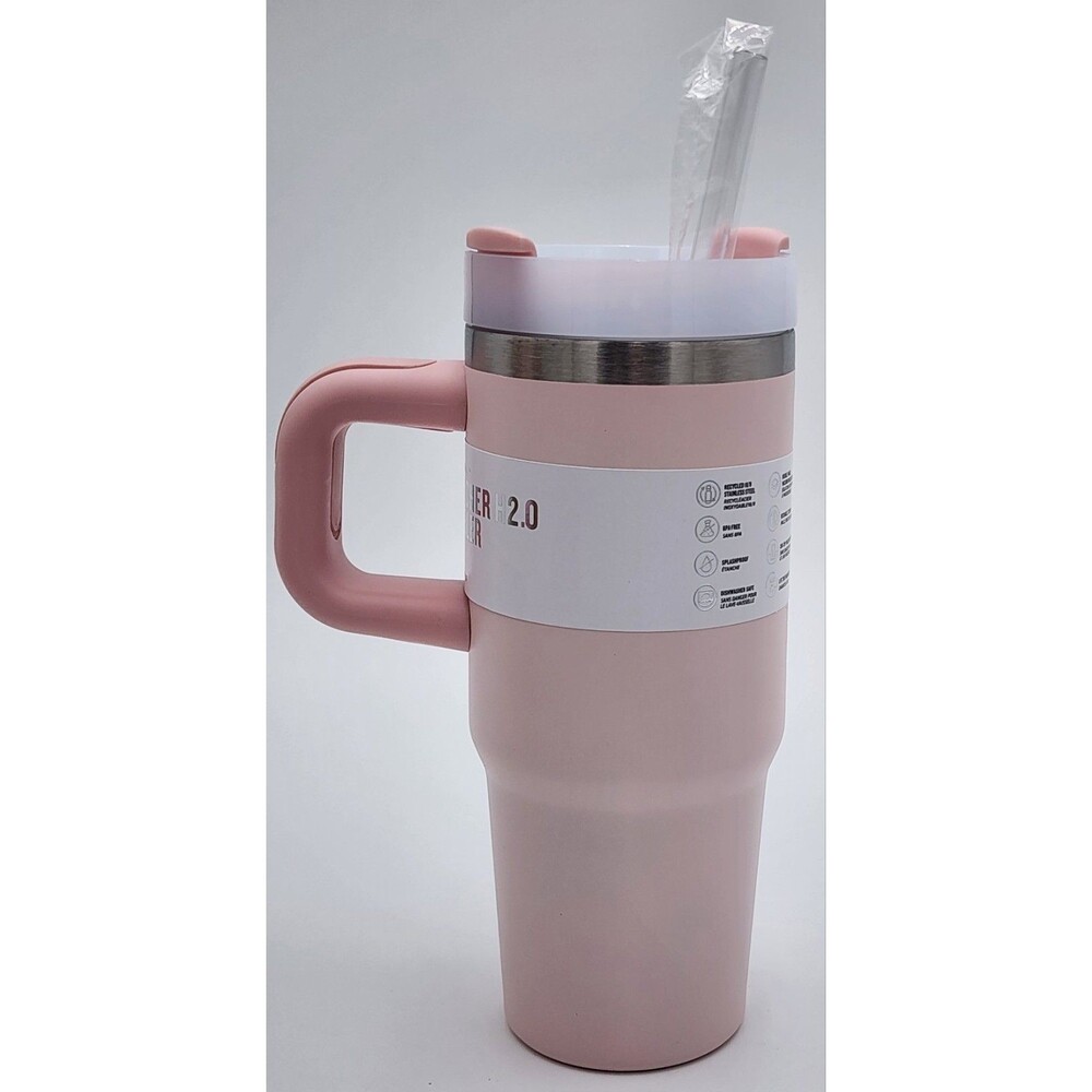Stanley Pink 16oz Tumbler w/Opaque Lid - Picture 6 of 16